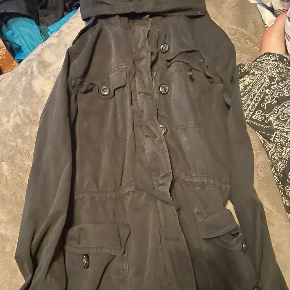 Black army style jacket